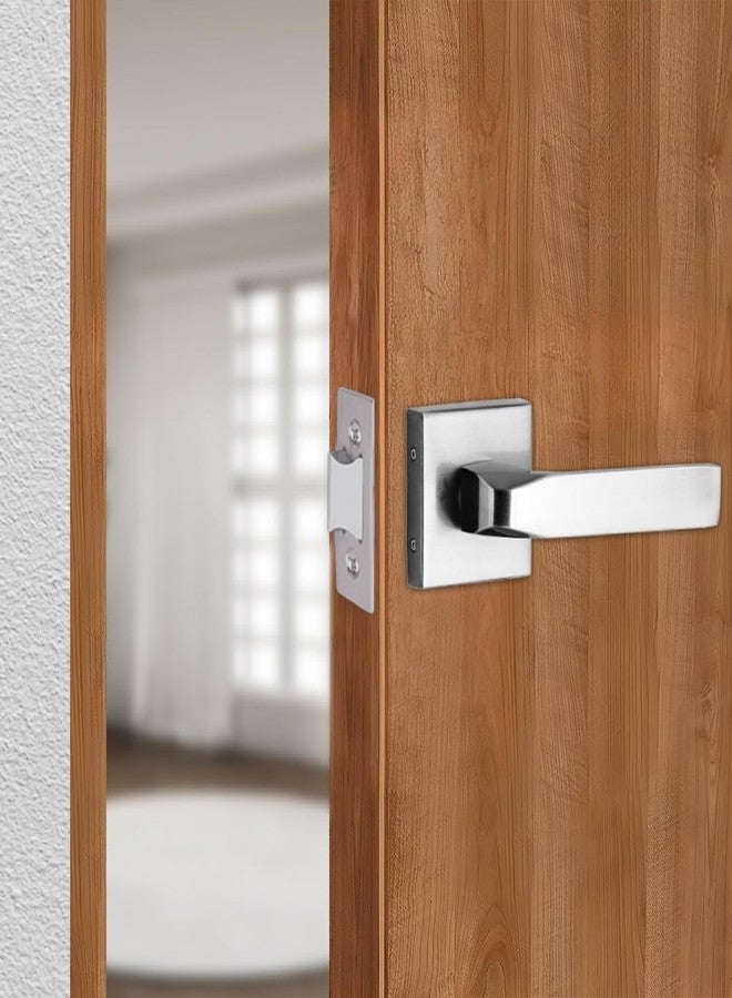 Link Fixio Mortise Door Handle | Bathroom, Balcony Door Handle Set, SS Finish | Miled Steel | Baby Latch | Ergonomic Design | 1,00,000+ Cycle Tested | 2-Year Warranty - Image 1